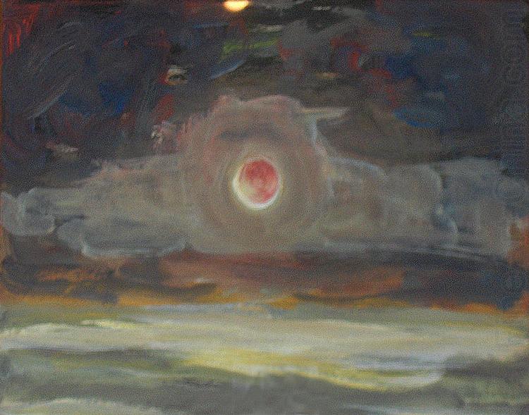 Georges Jansoone Sunset over the North Sea china oil painting image